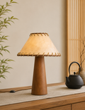 Retro Solid Wood Lamp