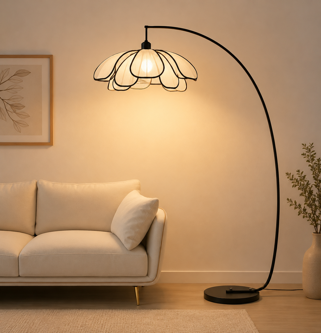 Zhonggu Petal Fishing Lamp