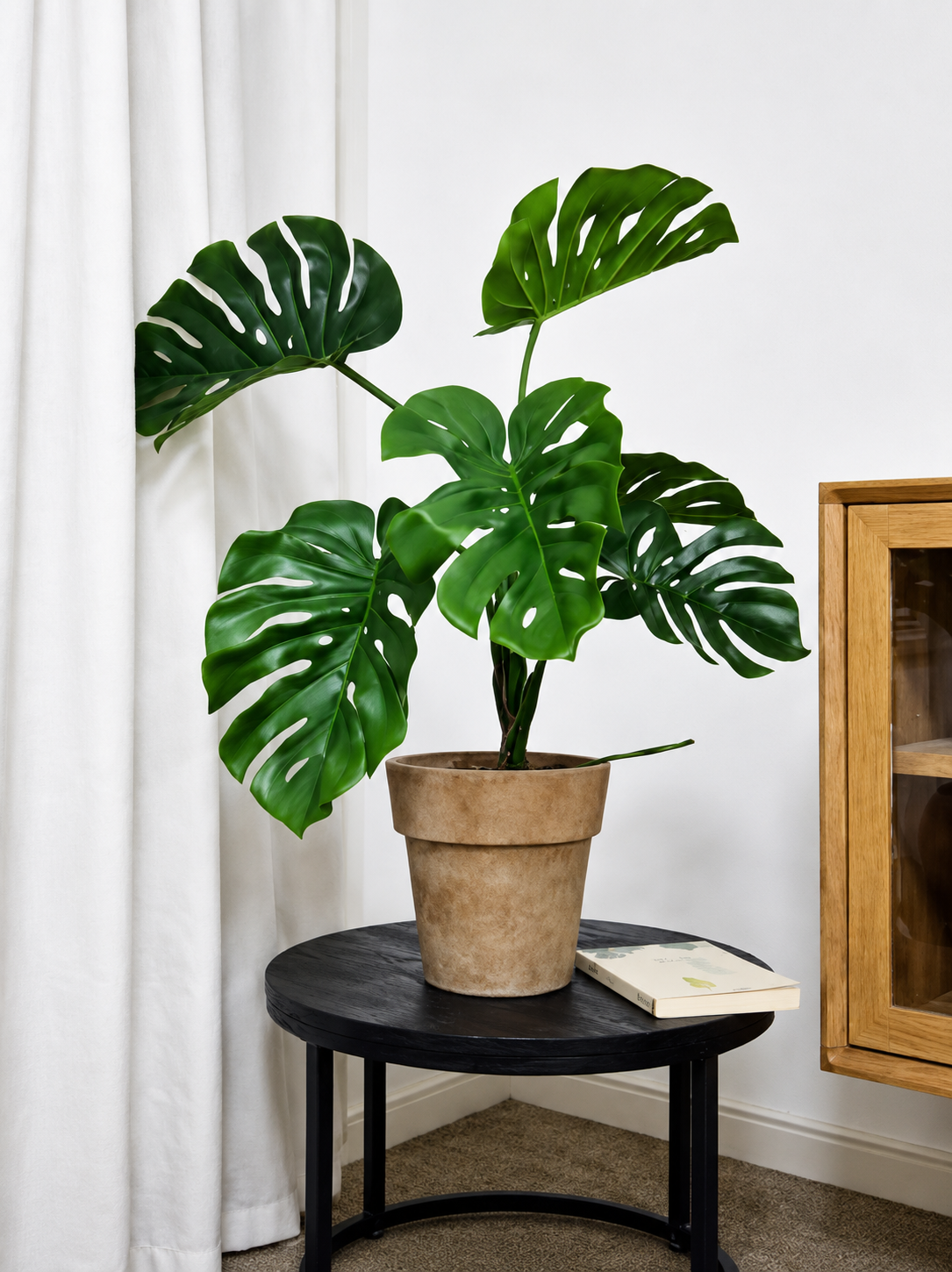 Faux Monstera Medium with Pot
