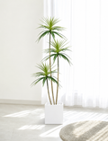 Faux Millennium Wood Tall 3 Stems with Pot