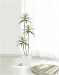 Faux Millennium Wood Tall 3 Stems with Pot