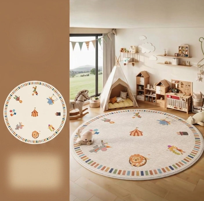 Round Circus Rug