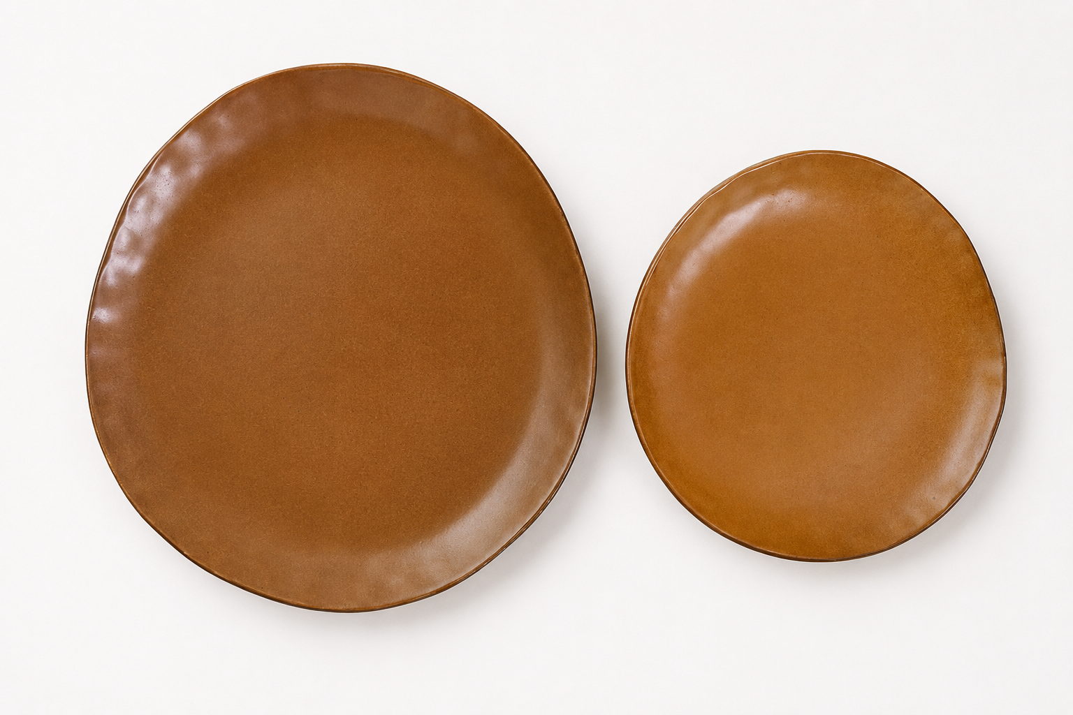 Lotus-Edge Matte Sand-Texture Plate