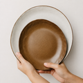 Lotus-Edge Matte Sand-Texture Plate