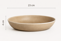 Nordic Vine-Yellow Matte-Finish Deep Plate