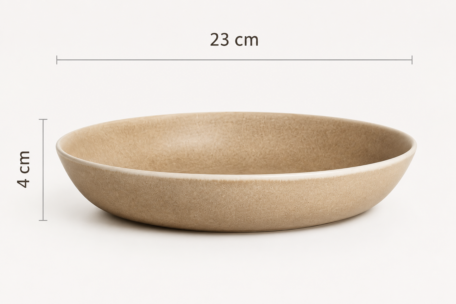 Nordic Vine-Yellow Matte-Finish Deep Plate