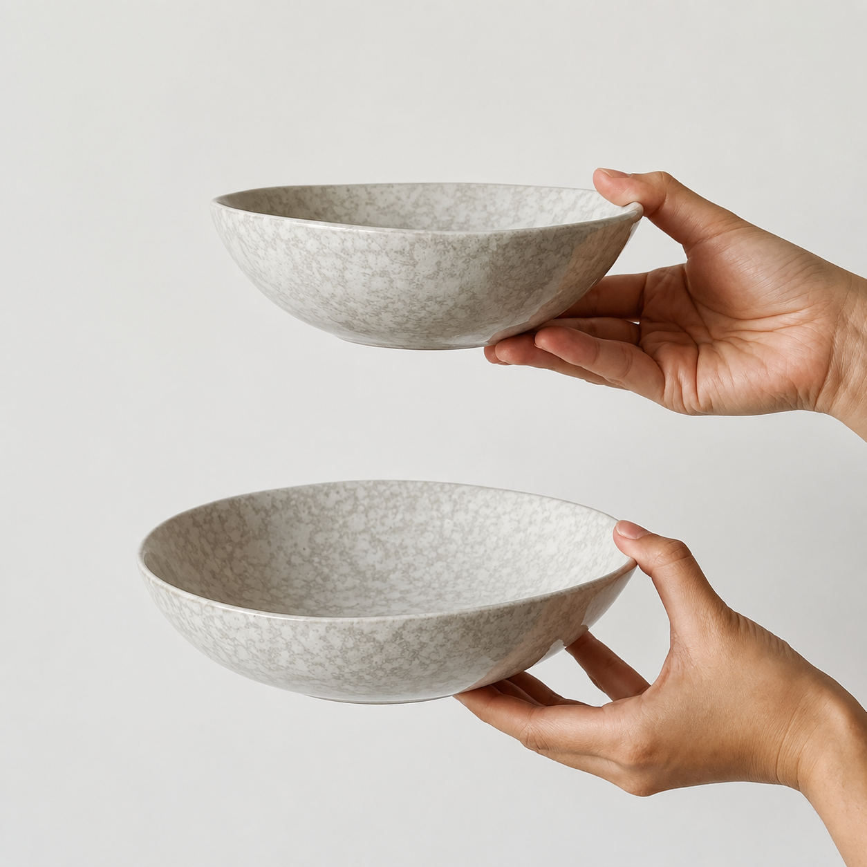 Snowflake-Texture Irregular Bowl