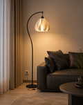 French Petal Pole S-Pole Lamp