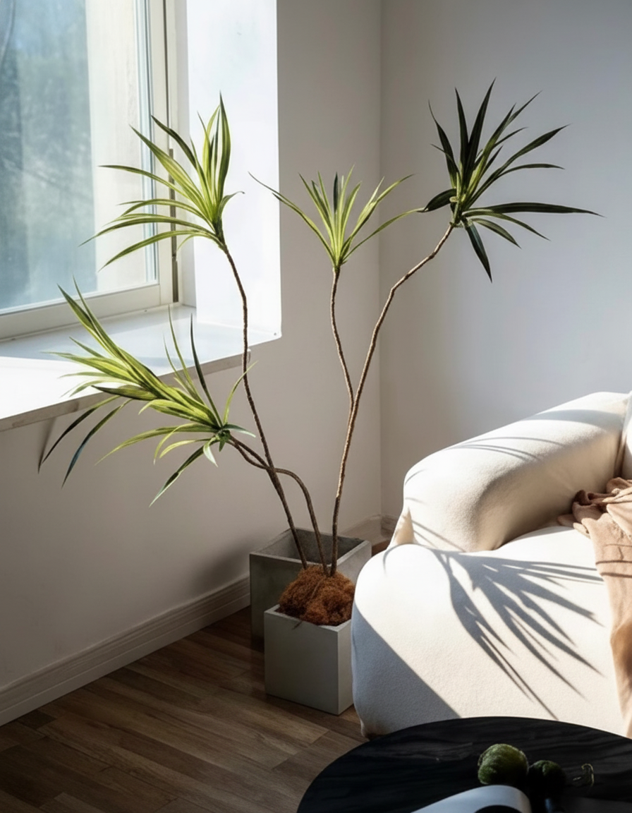 Faux Millennium Wood Plant with Pot