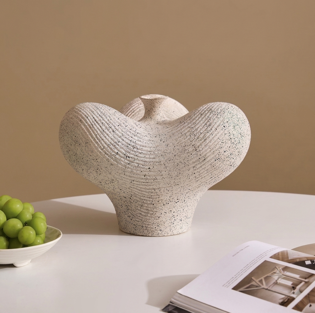 Wabi-sabi Distressed Textured Vase